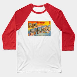 Greetings from Big Spring Texas, Vintage Large Letter Postcard Baseball T-Shirt